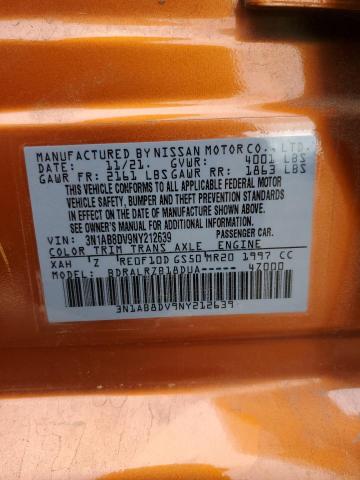3N1AB8DV9NY212639 Nissan SENTRA SR