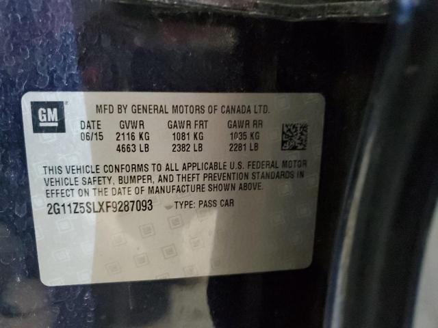 2G11Z5SLXF9287093 Chevrolet IMPALA LS