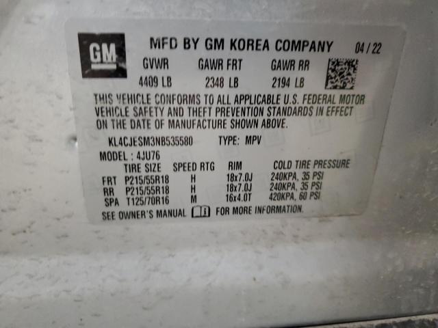 KL4CJESM3NB535580 Buick Encore Preferred