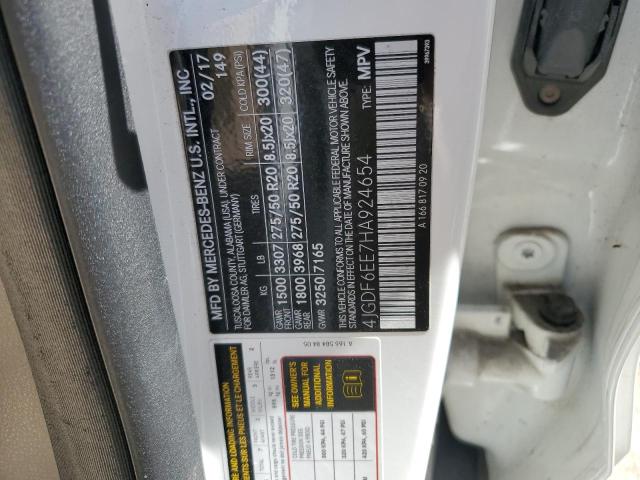 4JGDF6EE7HA924654 Mercedes-Benz Gls 450 4matic