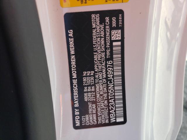 WBA23AT05NCJ49976 BMW 430I