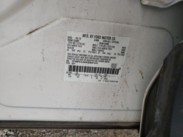 2FMPK3J90KBB97241 Ford EDGE SEL