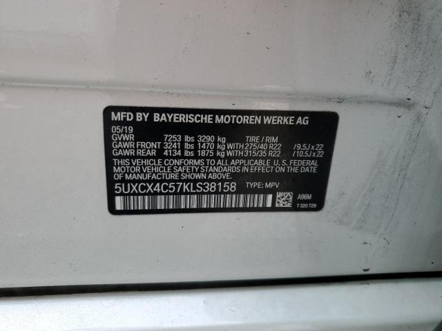5UXCX4C57KLS38158 BMW X7 Xdrive50i