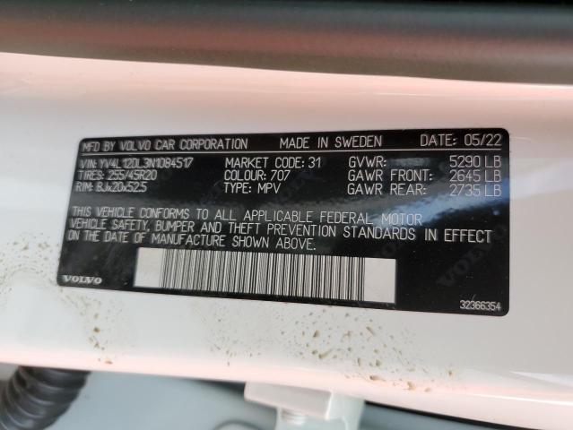 YV4L12DL3N1084517 Volvo Xc60 B5 Inscription