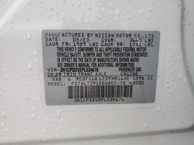 3N1CP5DV2PL534676 Nissan KICKS SR