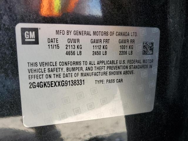 2G4GK5EXXG9138331 Buick Regal