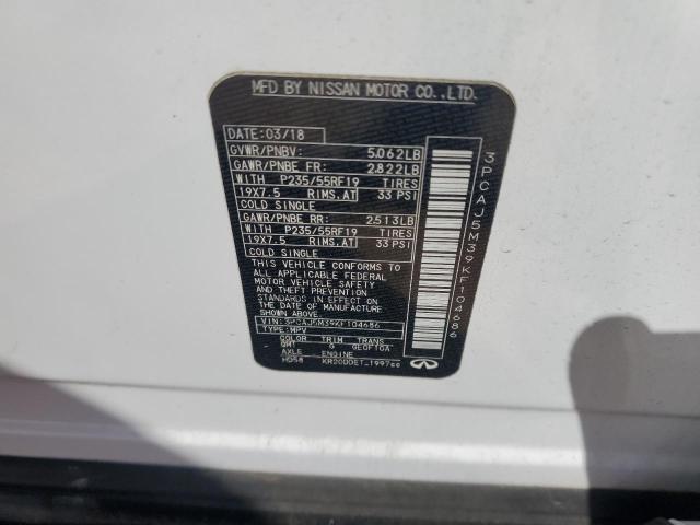 3PCAJ5M39KF104686 Infiniti Qx50 Essential