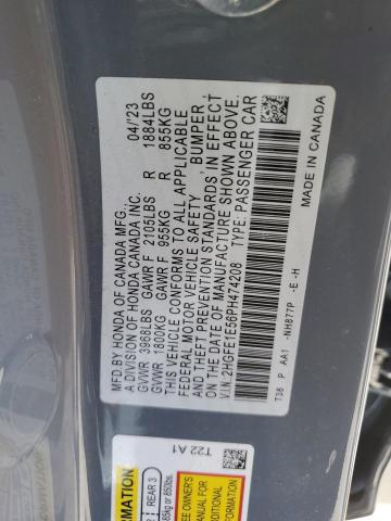 2HGFE1E56PH474208 Honda CIVIC SI