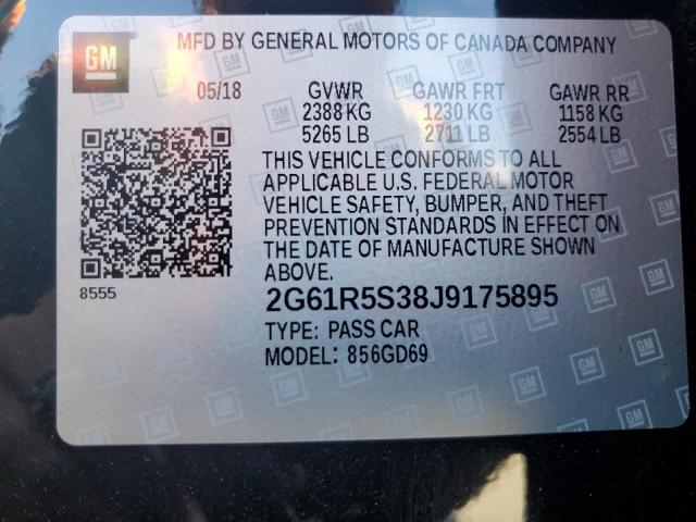 2G61R5S38J9175895 Cadillac Xts Premium Luxury