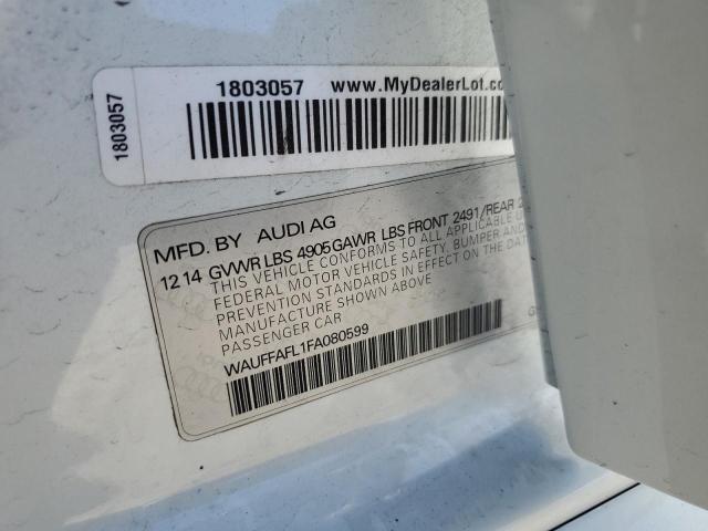 WAUFFAFL1FA080599 Audi A4 Premium Plus