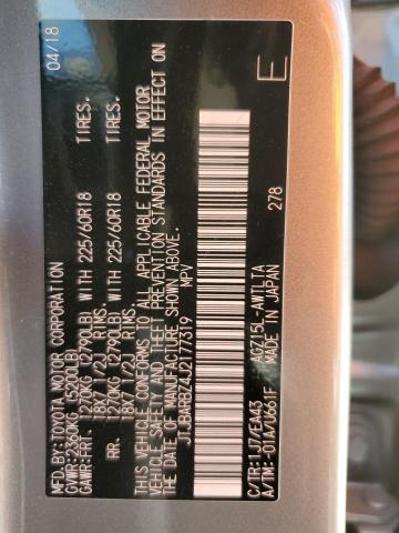 JTJBARBZ4J2177319 Lexus Nx 300 Base