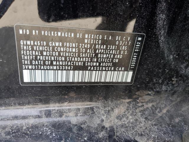 3VW017AU0HM533947 Volkswagen Golf Sportwagen S