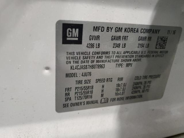 KL4CJASB7HB078963 Buick Encore Preferred
