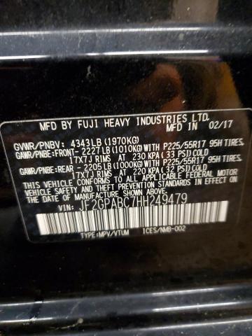 JF2GPABC7HH249479 Subaru Crosstrek Premium