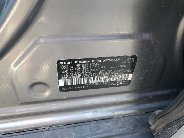 JA4AD3A38LZ033907 Mitsubishi Outlander Se