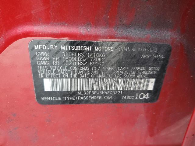 ML32F3FJ3HHF05221 Mitsubishi Mirage G4 Es