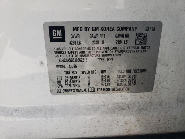 KL4CJASB6JB662213 Buick Encore Preferred