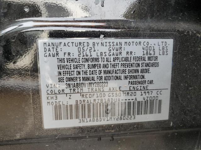 3N1AB8DV1MY280223 Nissan SENTRA SR