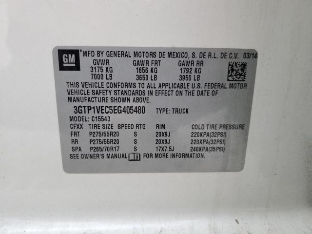 3GTP1VEC5EG405480 GMC Sierra C1500 Slt