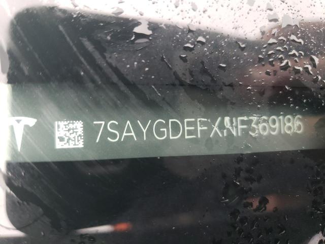 7SAYGDEFXNF369186 Tesla Model Y