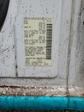 1N6BF0KL8FN804019 Nissan NV 1500