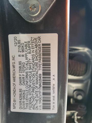 1HGCV1F17MA026469 Honda ACCORD LX