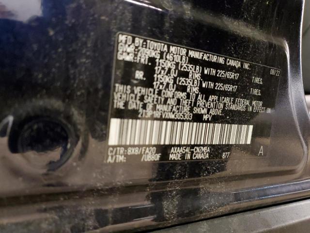 2T3P1RFVXNW305303 Toyota Rav4 Xle