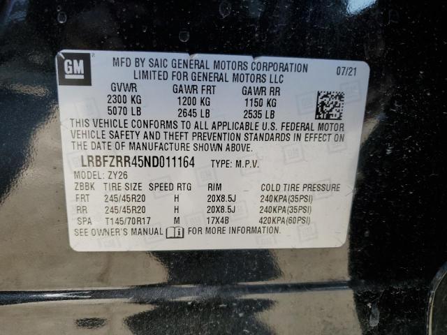 LRBFZRR45ND011164 Buick Envision Avenir