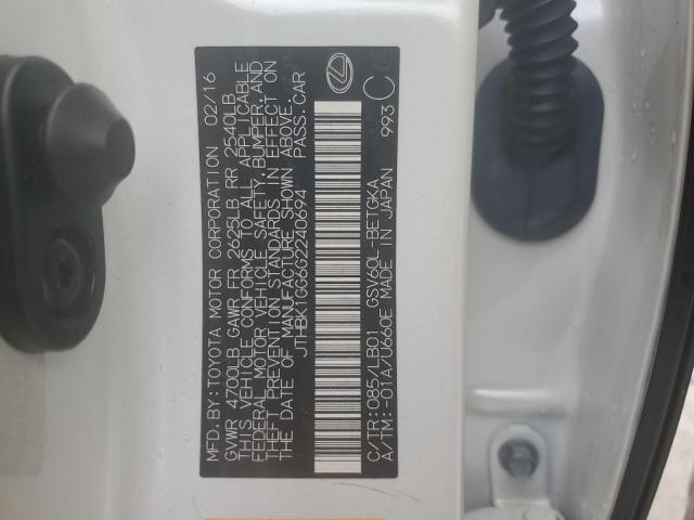 JTHBK1GG6G2240694 Lexus ES 350