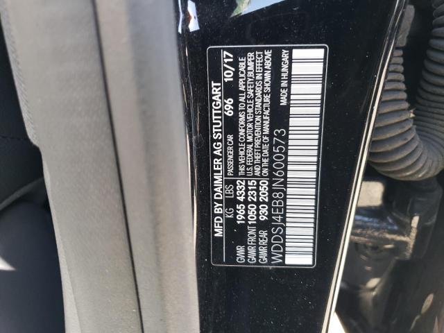 WDDSJ4EB8JN600573 Mercedes-Benz CLA 250