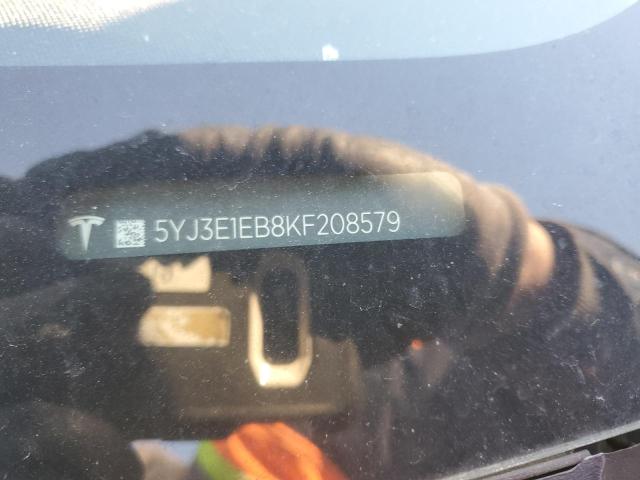 5YJ3E1EB8KF208579 Tesla MODEL 3