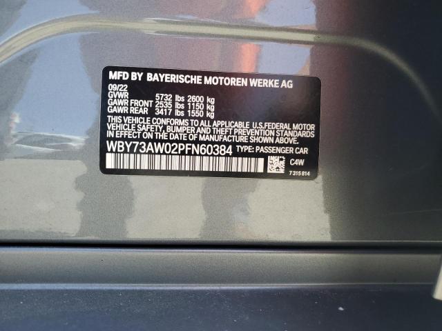 WBY73AW02PFN60384 BMW I4 Edrive40