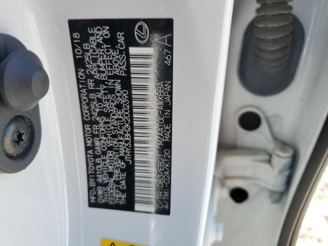 JTHY3JBH2K2002390 Lexus UX 200