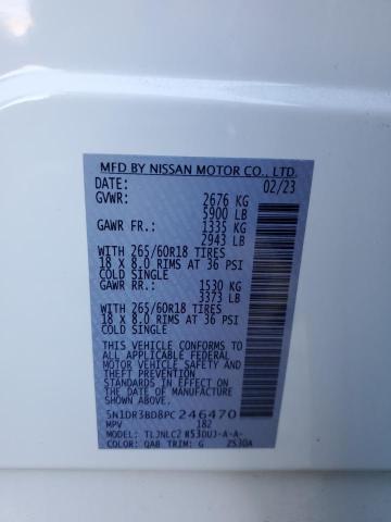 5N1DR3BD8PC246470 Nissan Pathfinder Sv