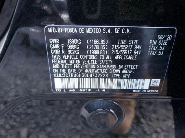 3CZRU6H30LM732928 Honda HR-V LX