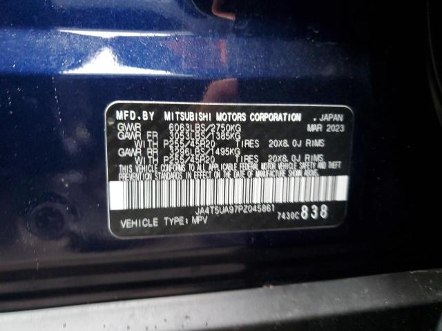 JA4T5UA97PZ045861 Mitsubishi Outlander Se
