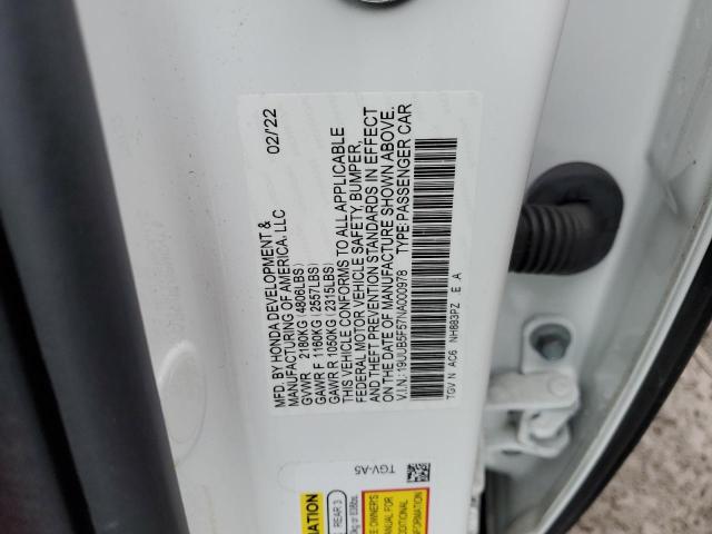 19UUB5F57NA000978 Acura Tlx Tech A