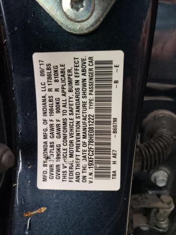19XFC2F78HE081222 Honda CIVIC EX
