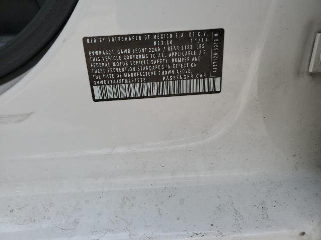 3VWD17AJXFM261928 Volkswagen JETTA SE