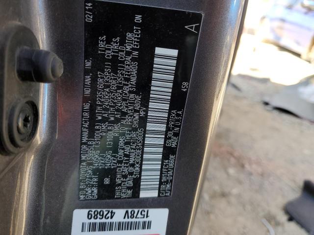 5TDKK3DC0ES458005 Toyota SIENNA LE