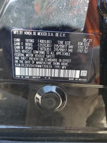 3CZRU5H38MM730839 Honda HR-V LX