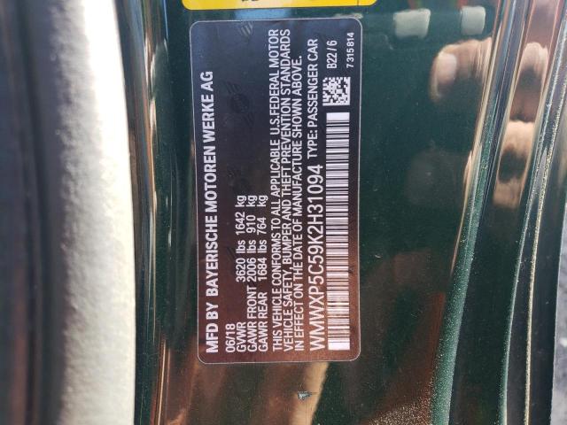 WMWXP5C59K2H31094 Mini Cooper