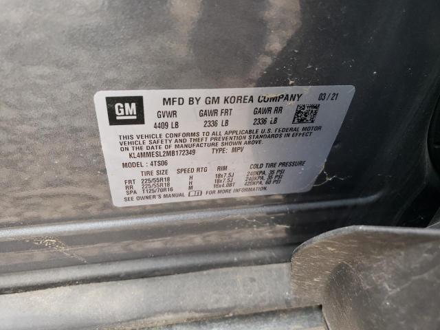 KL4MMESL2MB172349 Buick Encore Gx Select