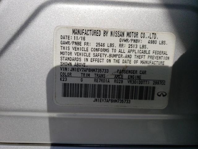 JN1EV7AP8HM735733 Infiniti Q50 Premium