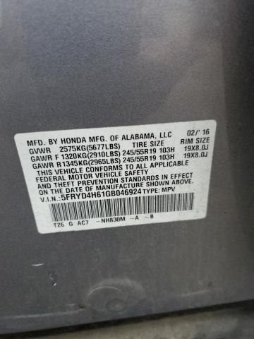 5FRYD4H61GB046924 Acura Mdx Technology