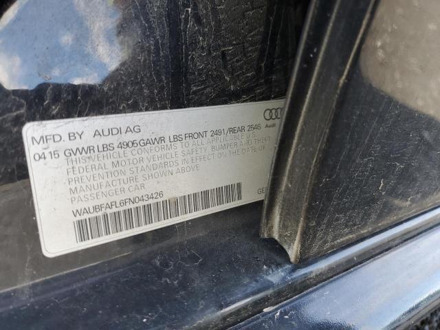 WAUBFAFL6FN043426 Audi A4 PREMIUM