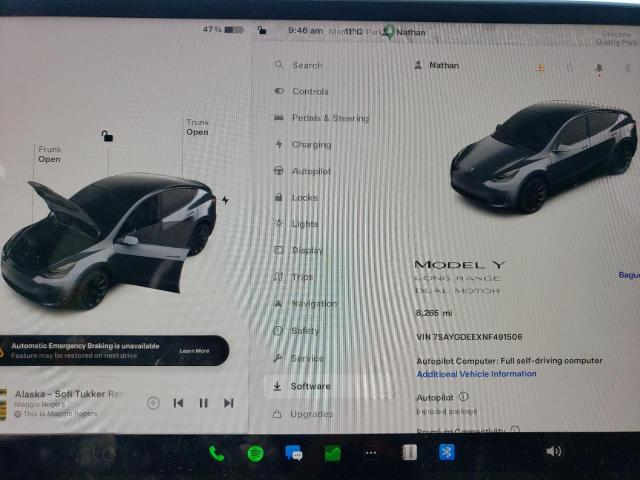 7SAYGDEEXNF491506 Tesla Model Y