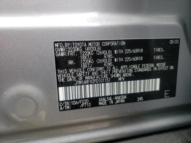 JTM16RFV2PD101151 Toyota RAV4 SE