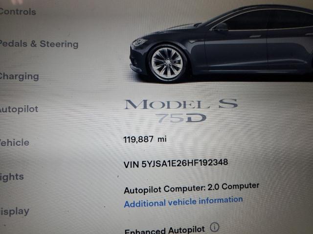 5YJSA1E26HF192348 Tesla MODEL S