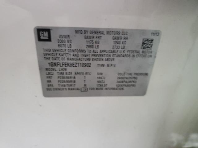 1GNFLFEK6EZ110902 Chevrolet EQUINOX LT